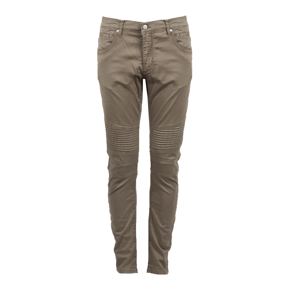Antony Morato Herren Grün - Slim Fit Jeans Mit Biker-Nähten - Trousers - W34