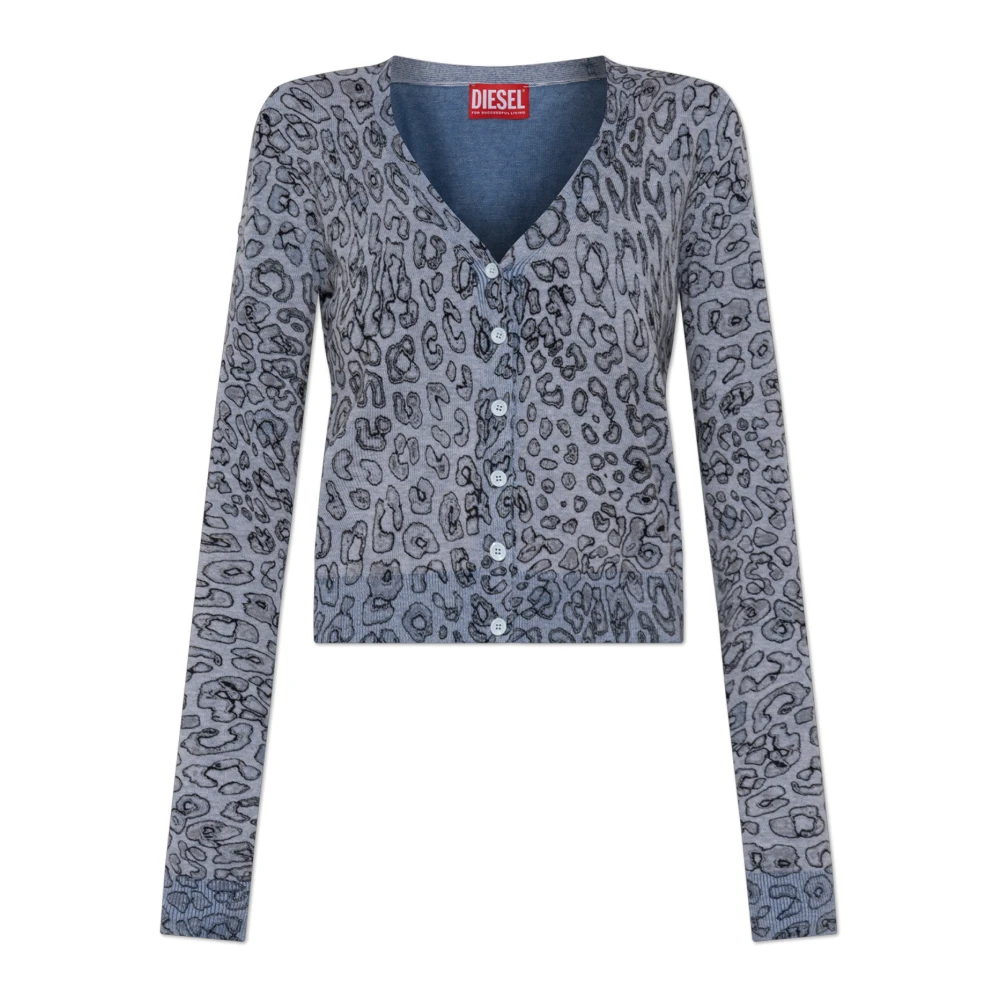 Diesel Damen Grau - Cardigan M-Alima-Leo - Knitwear - S