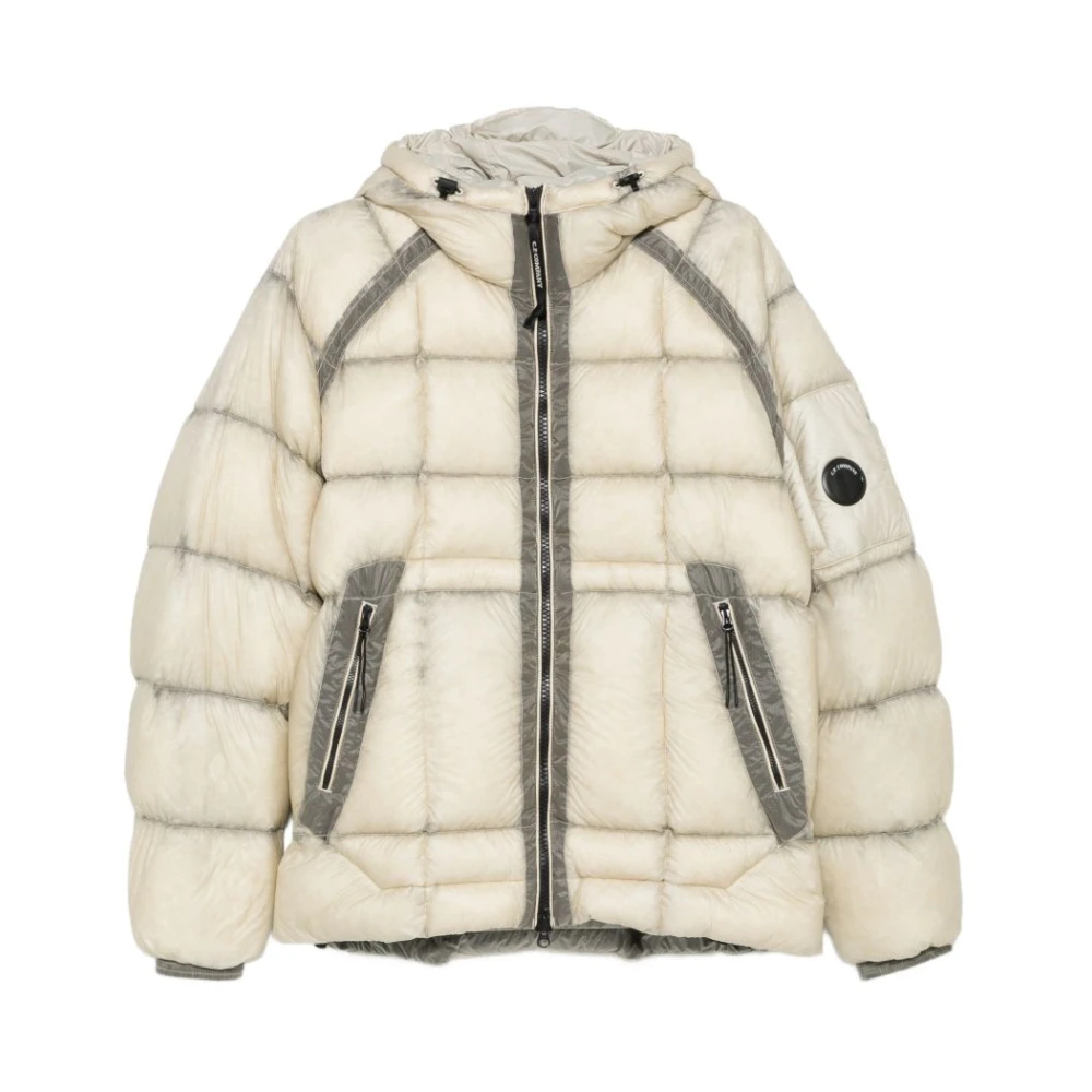 C.p. Company - D.d. Shell Daunenjacke Mit Kapuze - Jackets - Herren - Beige - L - Bild 9
