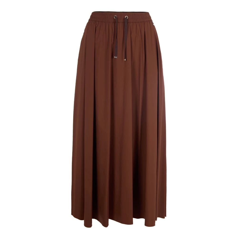 Herno Damen Braun - Rock Aus Leichtem Nylon-Stretch - Skirts - L