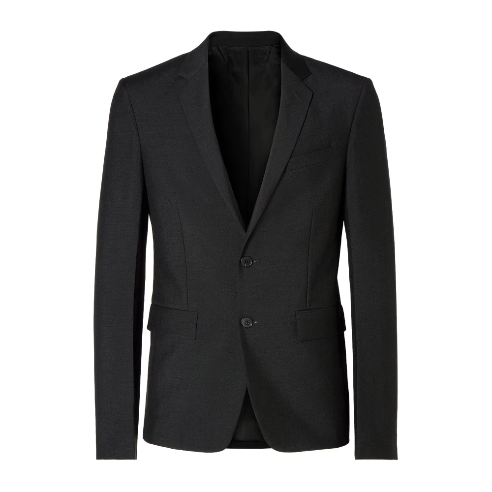 FENDI | Black kid mohair single-breasted jacket | Man | 50 - Bild 3