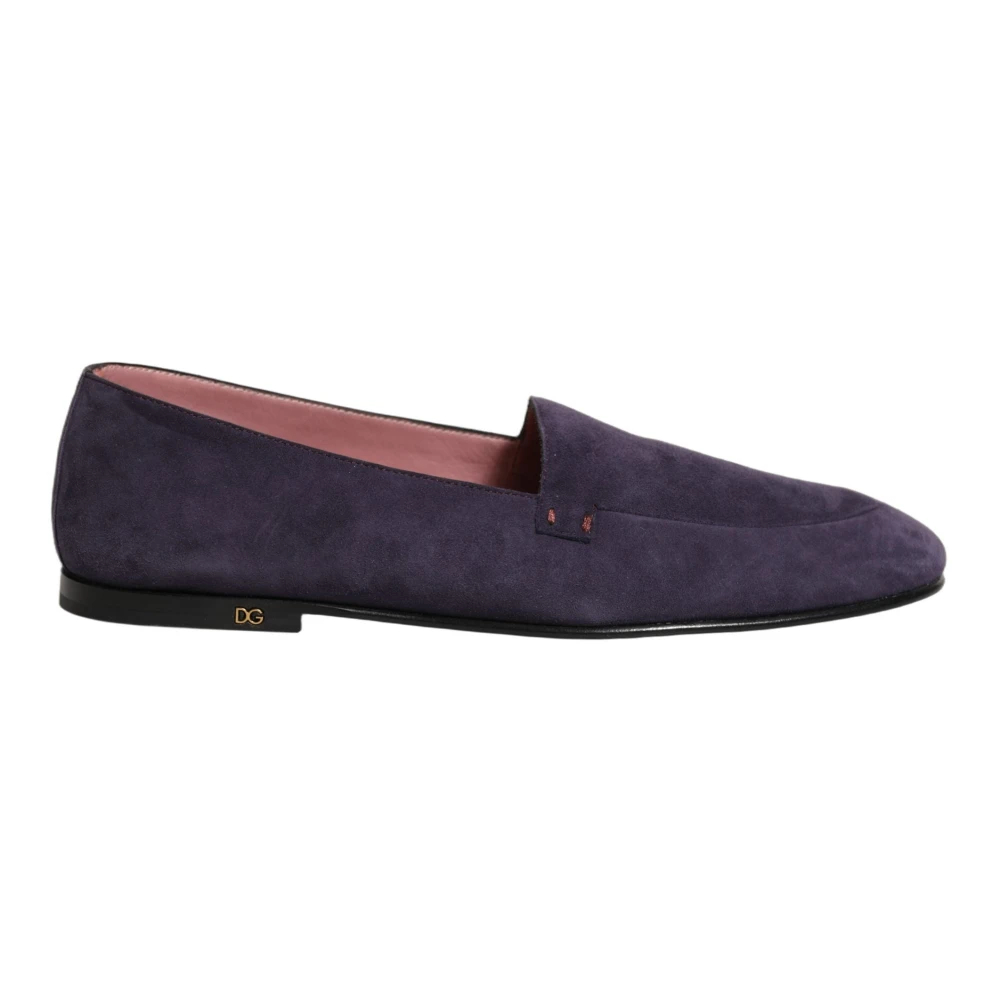 Dolce & Gabbana Herren Violett - Loafers Dress Schuhe - Shoes - Lila - 44 Eu