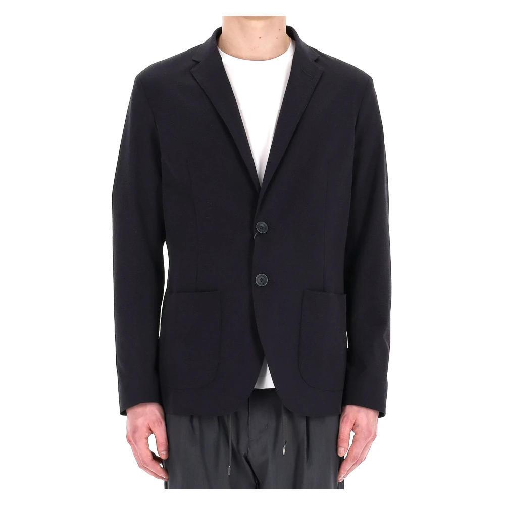 Herno Herren Blau - E Leichte Nylonjacke - Jackets - Xl