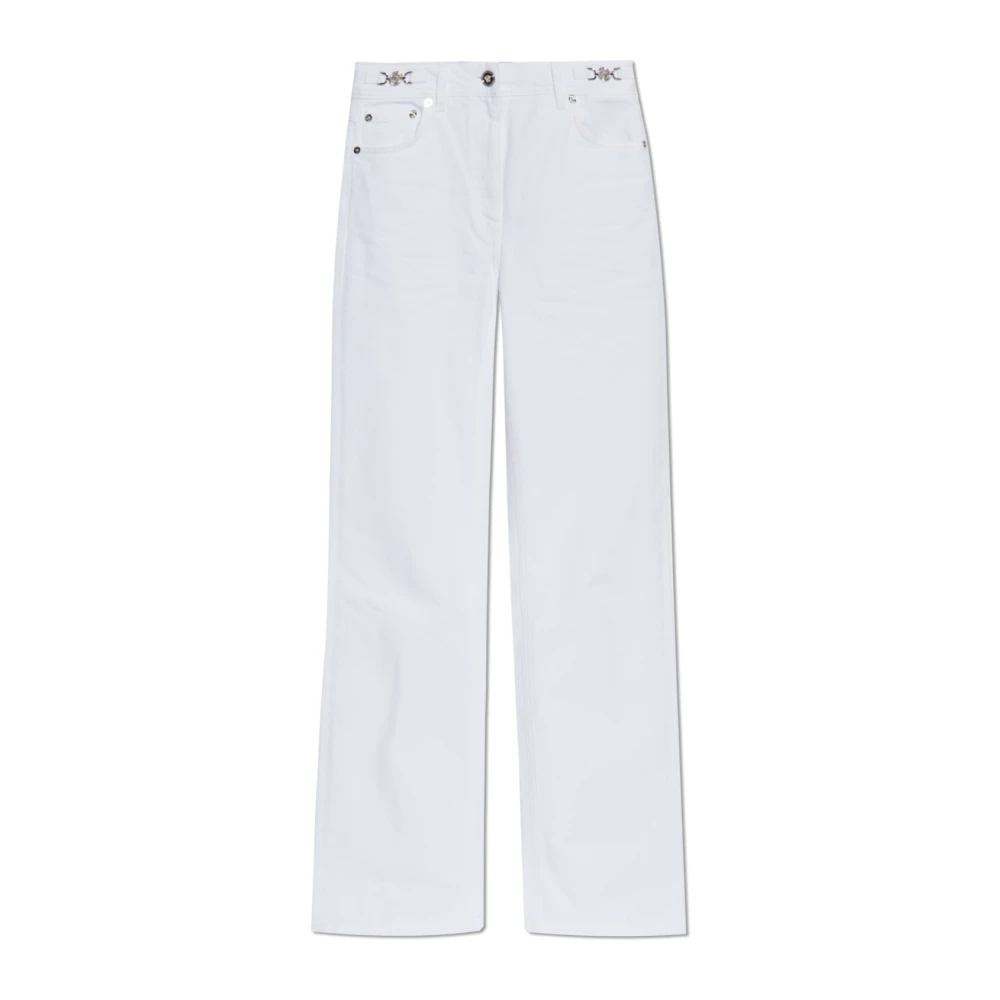Versace Damen Weiß - Jeans Mit Geradem Bein - Jeans - W28