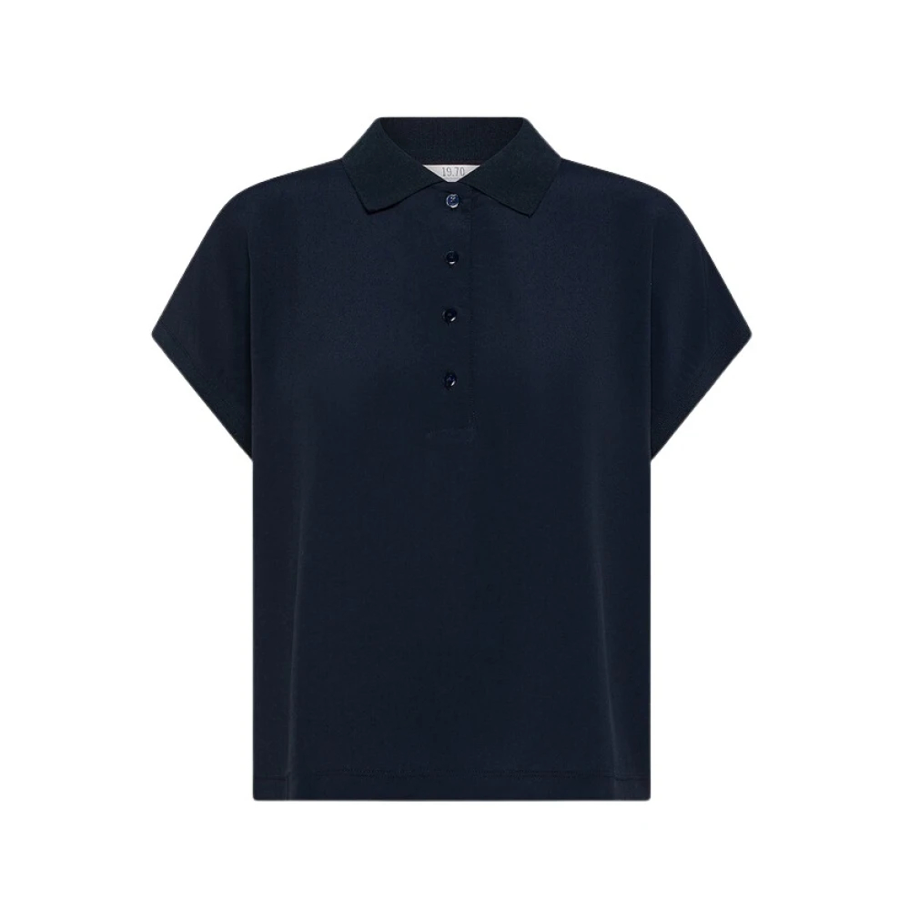 Seventy Damen Blau - Polo Aus Jersey - Tops - Xs