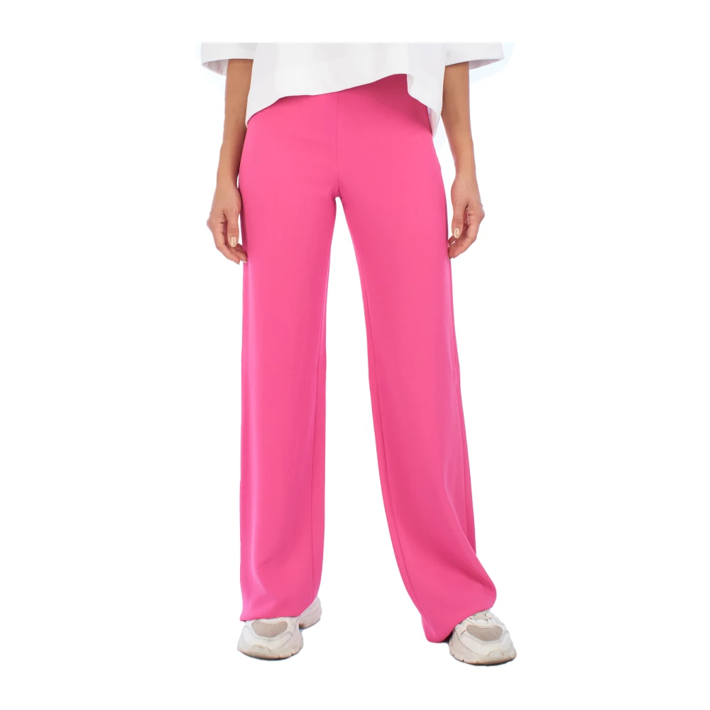 Emporio Armani Damen Rosa - Palazzo Hose - Trousers - 3XL