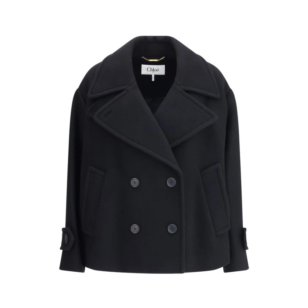 Chloé , Damen, Mäntel, Schwarzk, Xs - Bild 6