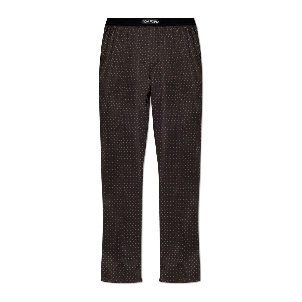 Tom Ford Herren Braun - Seiden-Pyjamahose - Nightwear & Lounge - S