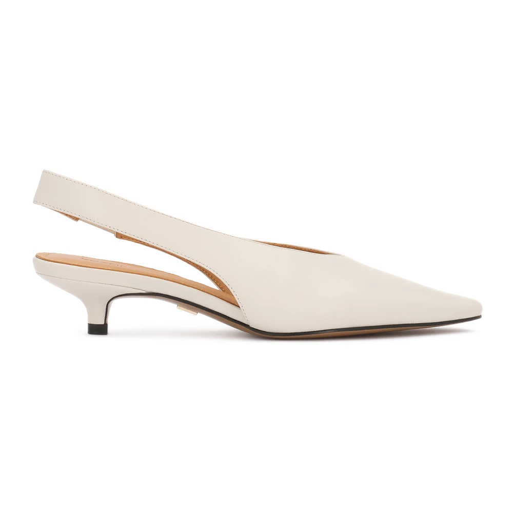 Kazar Damen Weiß - Slingback Pump - Shoes - 37 Eu