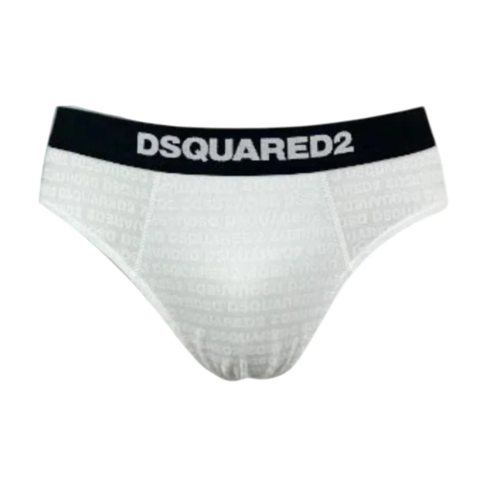 Dsquared2 Herren Weiß - Logo Briefs - Underwear - M