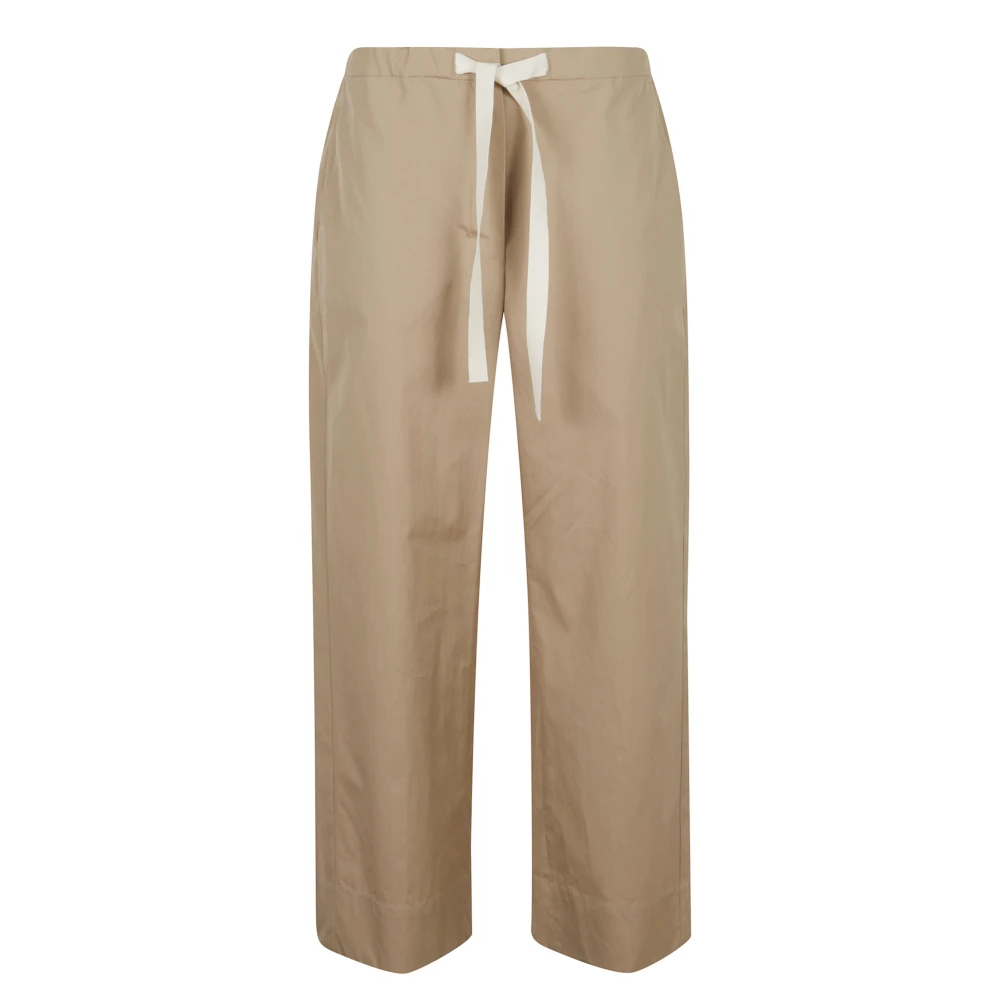 Max Mara Damen Beige - Gerade Hose - Trousers - M