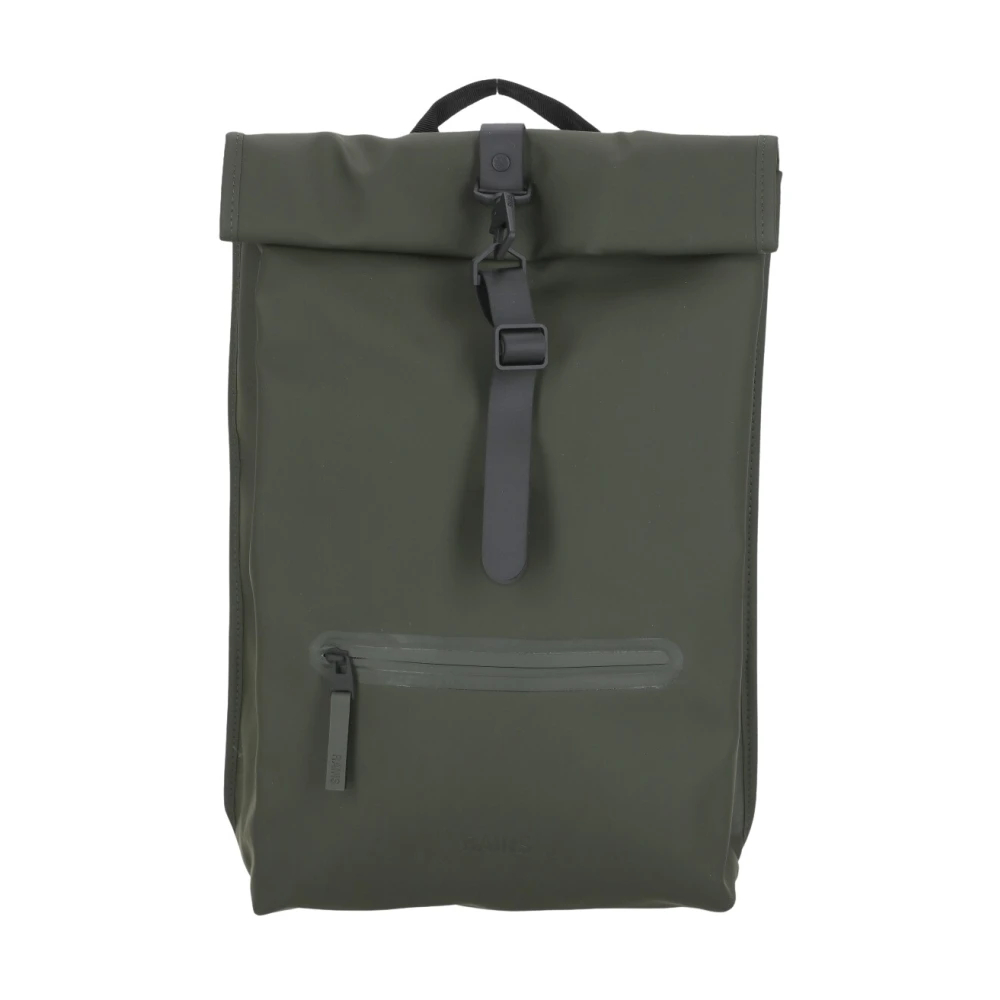 Rains - Rolltop Rucksack - Bags - Unisex - Grün - One Size - Bild 9