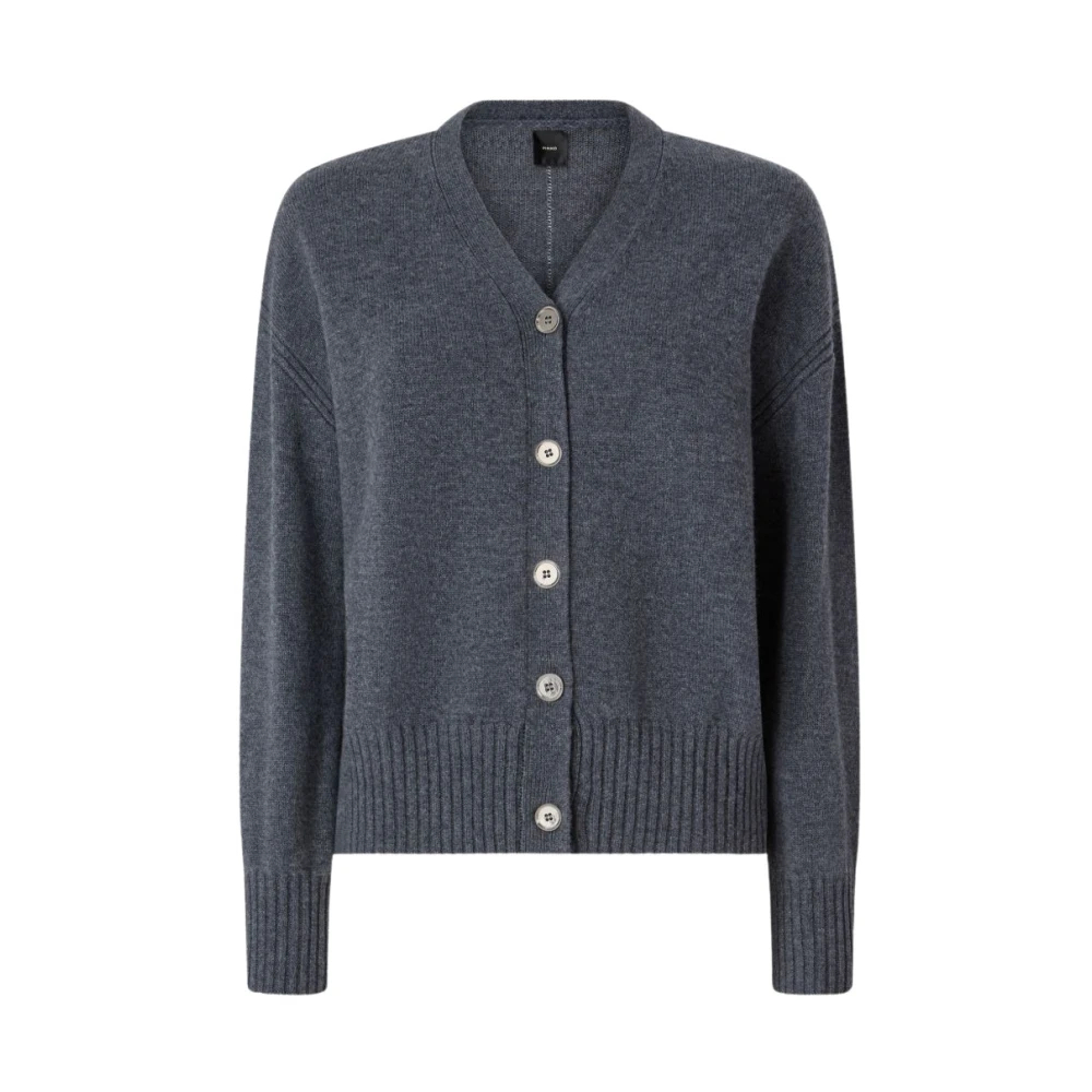 Pinko - Vienna Cardigan - Knitwear - Damen - Grau - L