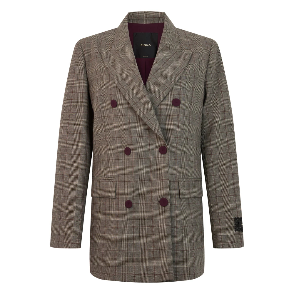 Pinko - New Guinea Zweireiher-Jackett - Jackets - Damen - Braun - Xs - Bild 4