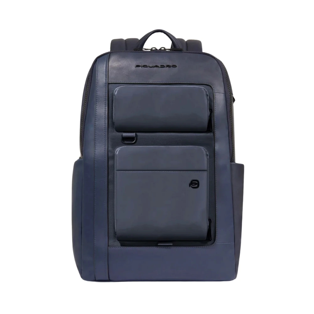 Piquadro Herren Blau - Pc Backpack 156 - Bags - One Size