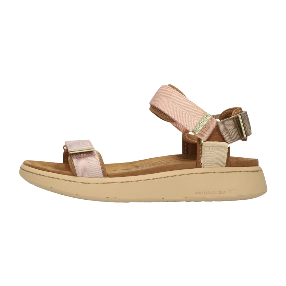 Woden, Damen, Sandalen, Line, Rosa, (39) - Bild 4