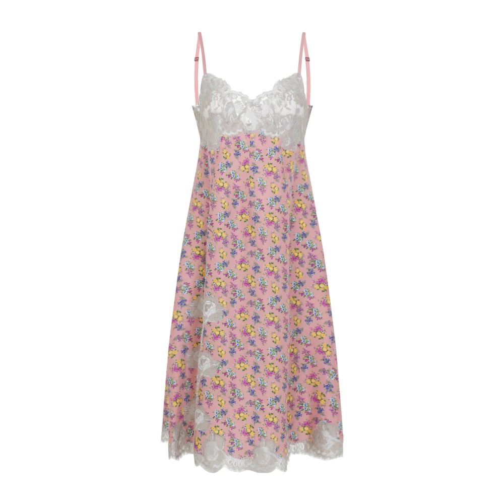 Dolce & Gabbana Damen Multicolor - Seiden-Minikleid - Dresses - Mehrfarbig - M