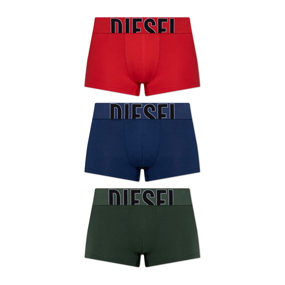 Diesel Herren Multicolor - Damien-D-Pop-3Pack - Underwear - Mehrfarbig - S