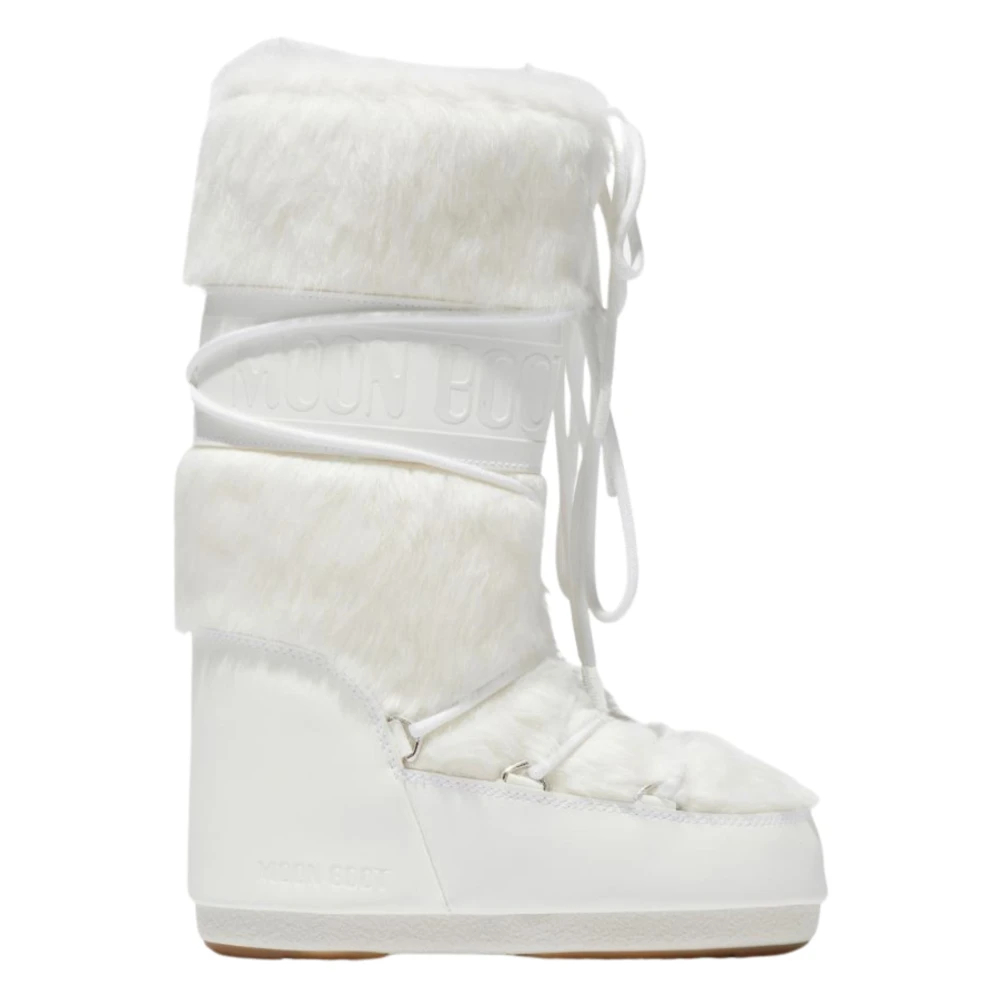 Moon Boot - Icon Faux-Fur Stiefel - Shoes - Damen - Weiß - 39 Eu - Bild 4