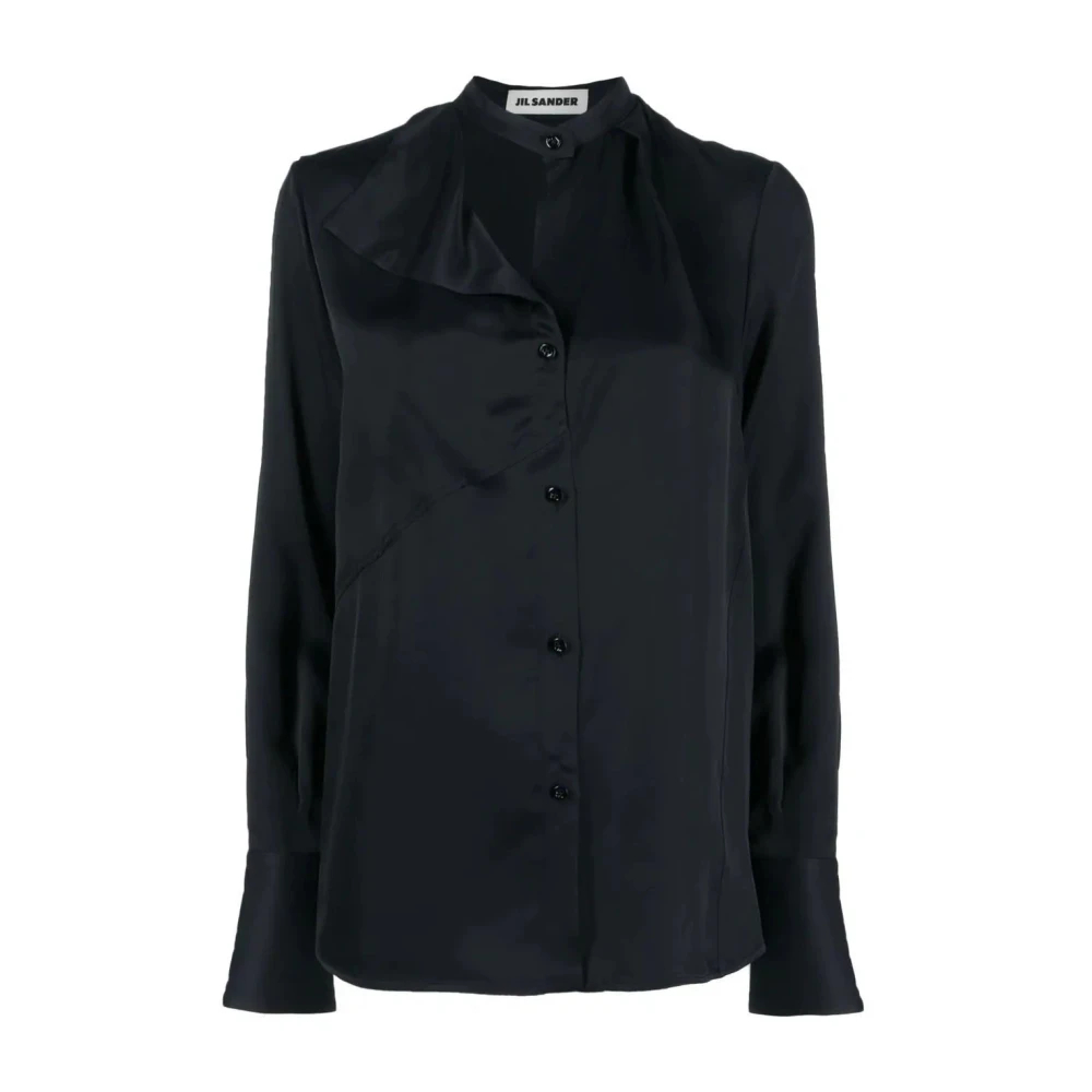 Jil Sander Damen Blau - Langärmliges Hemd Mit Knöpfen - Blouses & Shirts - M
