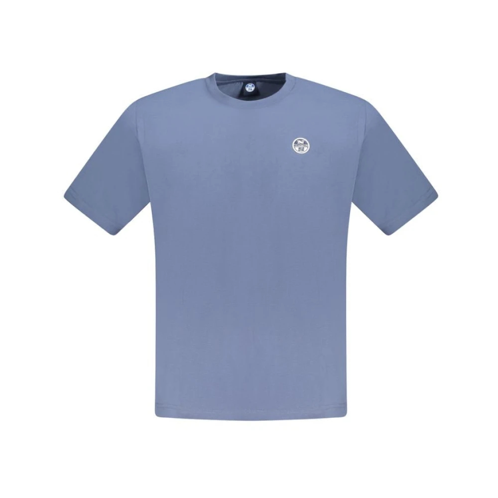 North Sails Herren Blau - Baumwoll T-Shirt - Tops - 3XL