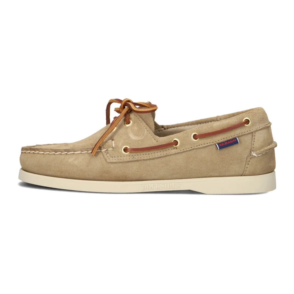 Sebago Herren Taupe, Leder Für 78123Gw Portland Artisan Ox Taupe Portland Artisan Ox Leder Bootsschuhe (43), Flach, Schnürung, Lässig - Bild 8