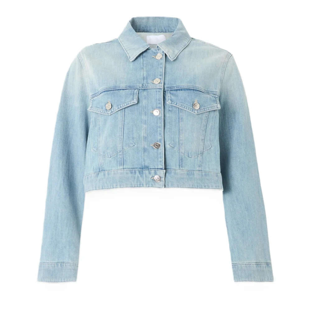 Dondup Damen Blau - Cropped Denim Jacket - Jackets - S