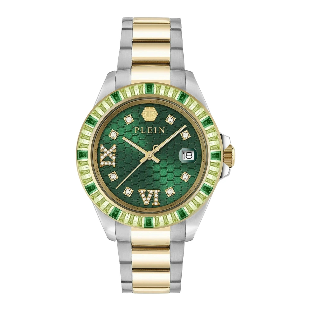 Philipp Plein, Armbanduhr, PW2FA0225, Grün, Silber, Gold, (Analoguhr, 39 mm) - Bild 7