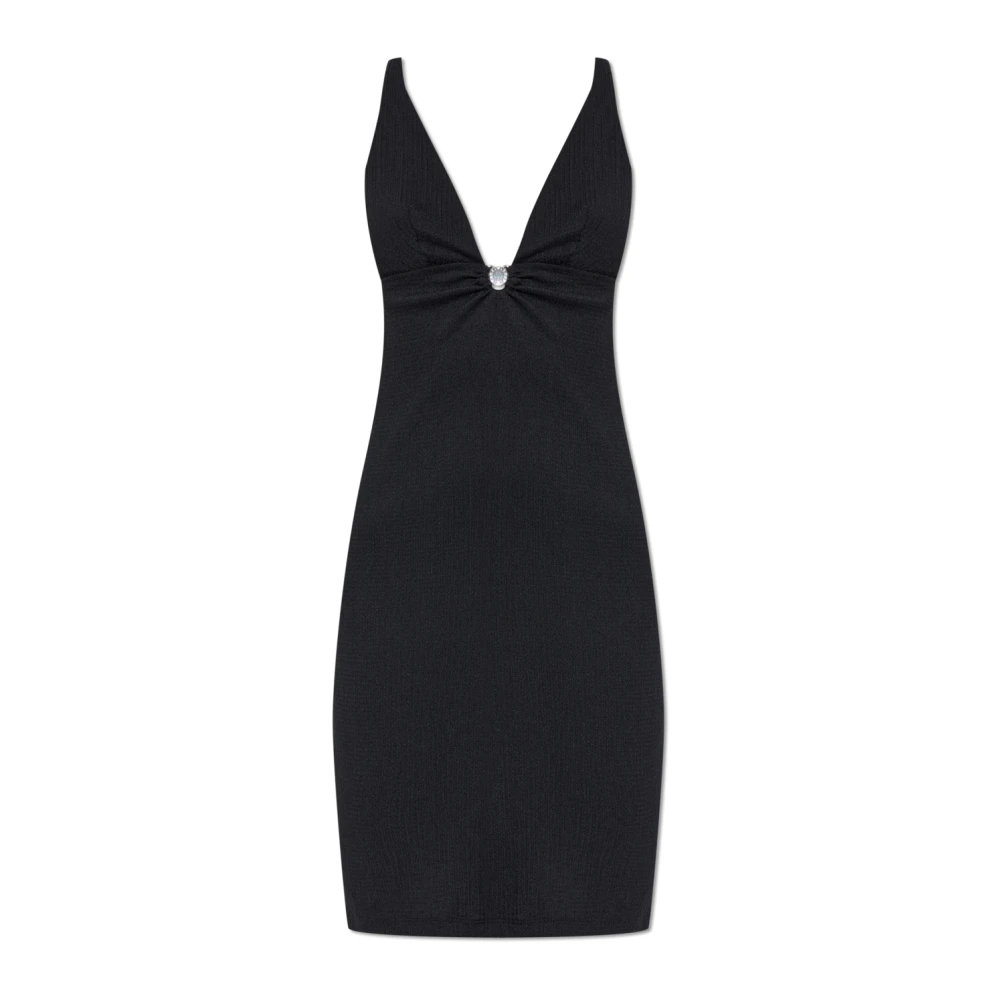 Emporio Armani Damen Schwarz - Kurzes Kleid Mit Trägern - Dresses - K - L