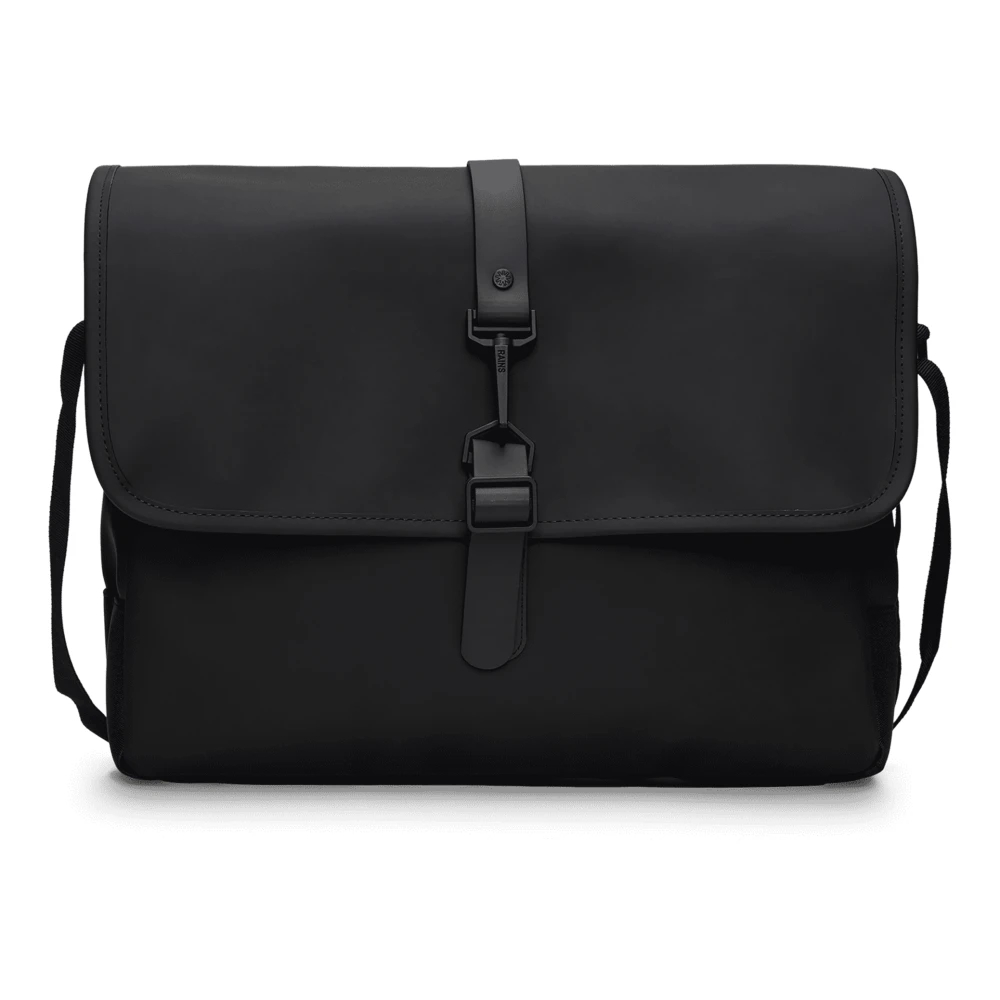 Rains Unisex Schwarz Messenger Bag 13″ | Everyday | | One Size - Image 6