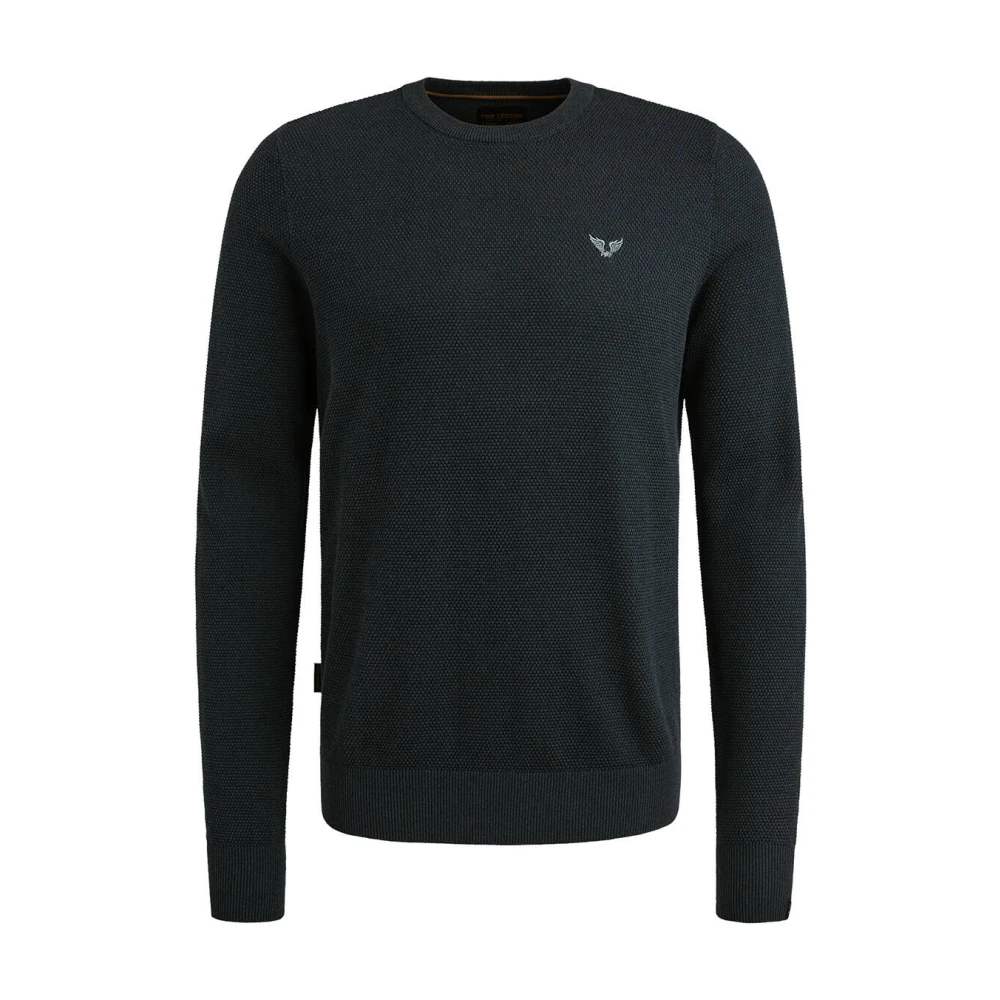 PME Legend Herren Rundhals Pullover R-NECK COTTON MODAL - Regular Fit - Bild 6