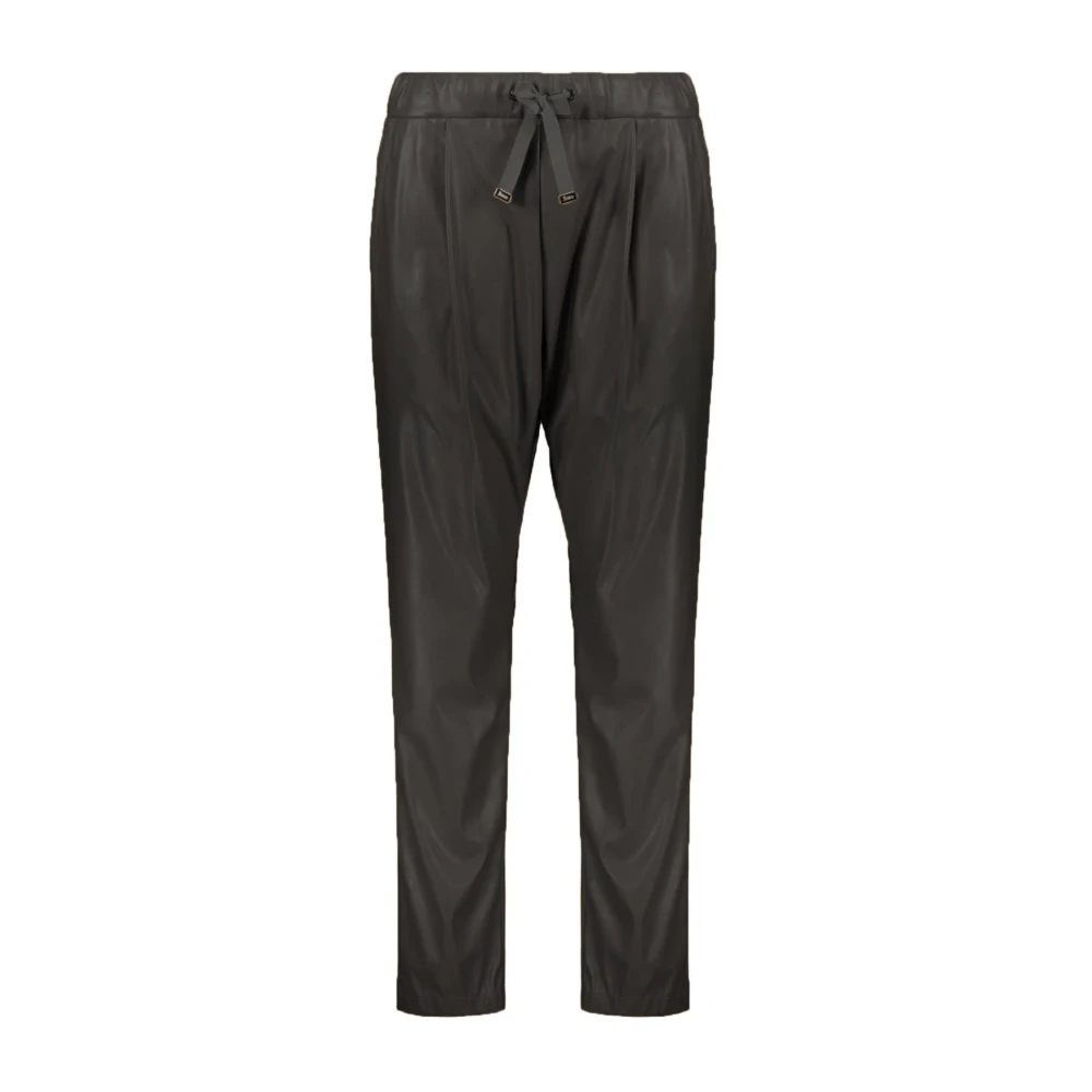 Herno Damen Schwarz - Elastische Hosen Mit Kordelzug - Trousers - K -Xs
