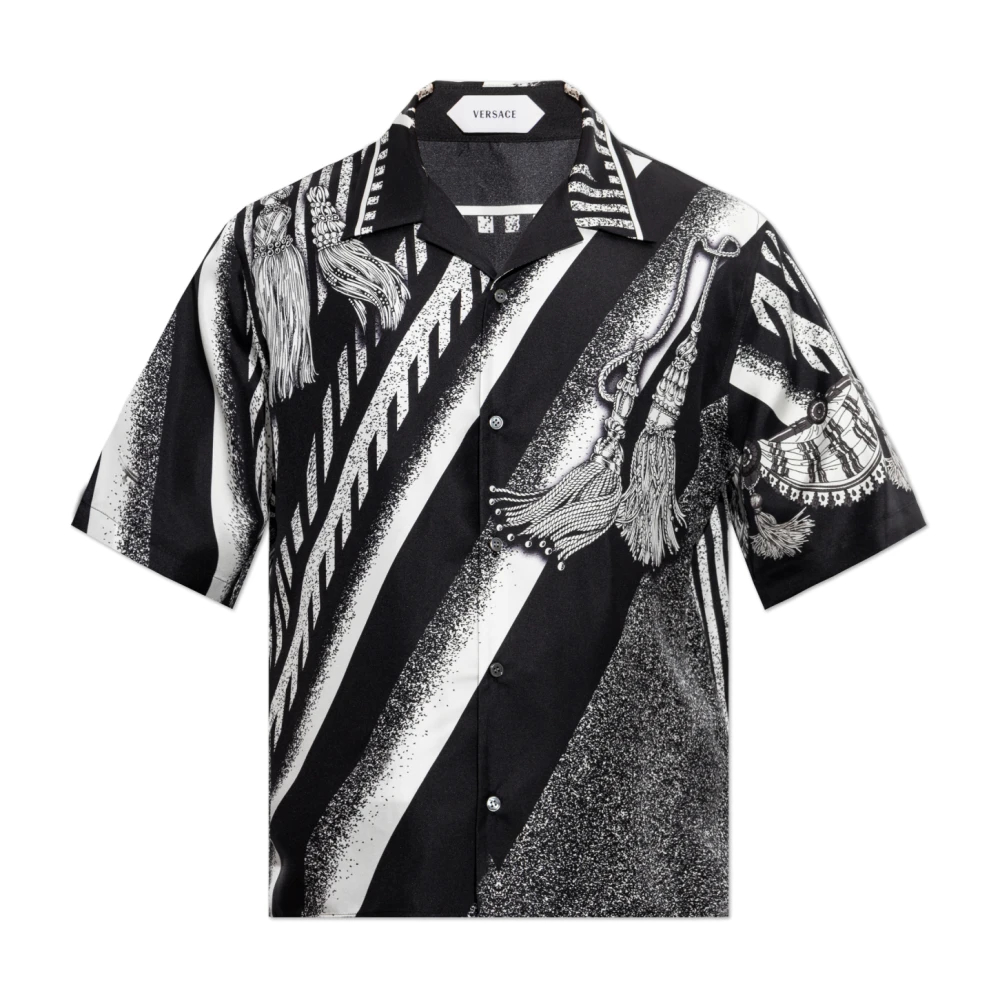 Versace - Formula 6 Silk Shirt - Shirts - Herren - Schwarzk - 2XL