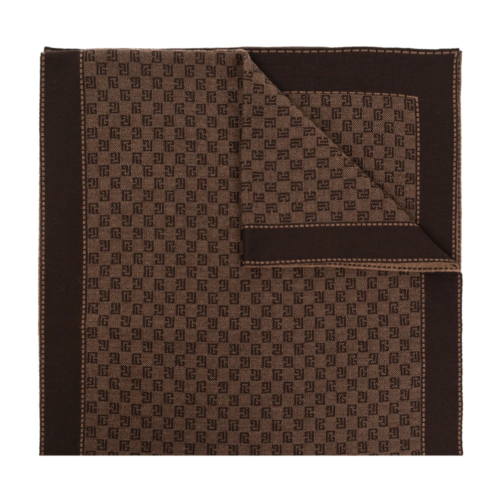 Balmain Herren Braun - Schal Mit Monogramm - Accessories - One Size