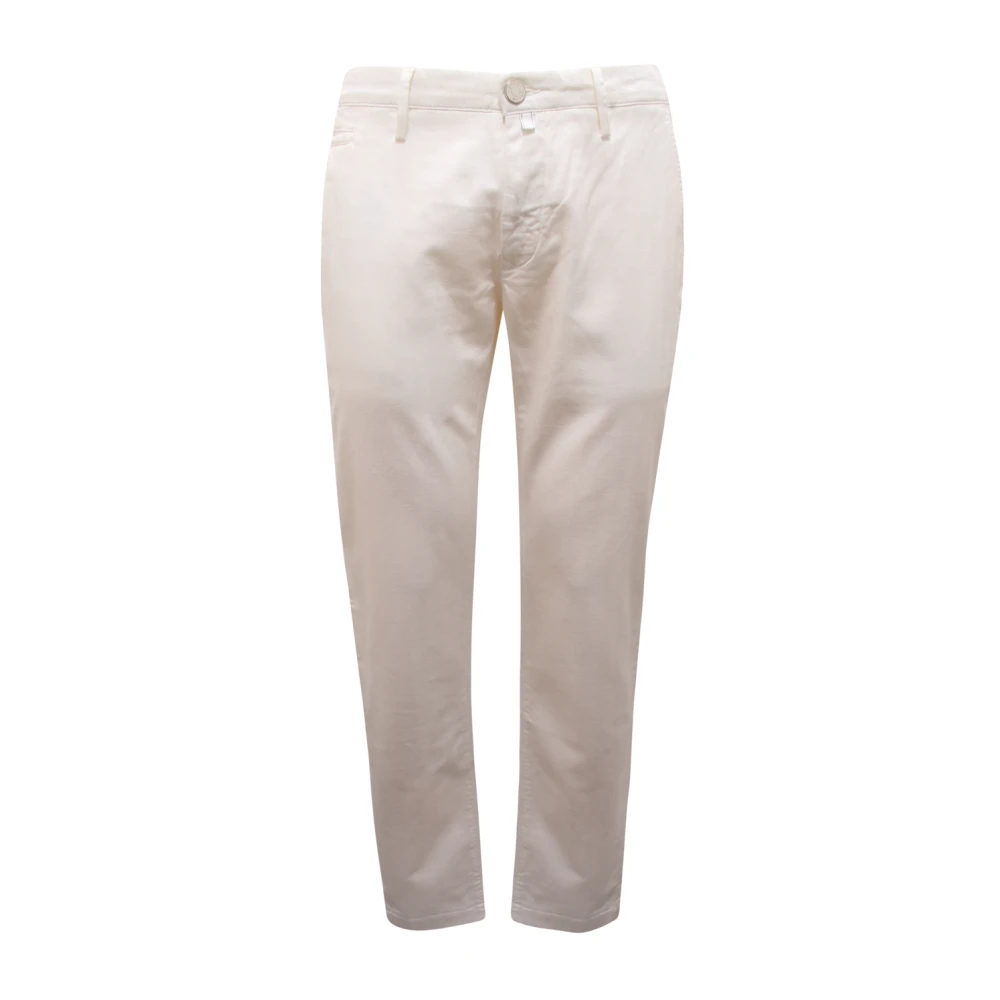 Jacob Cohën Herren Weiß - Bobby Slim Hosen - Trousers - W34