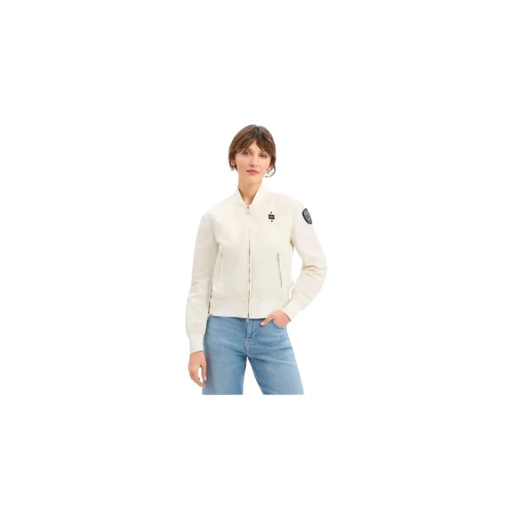 Blauer Damen Weiß - Devine Bomber - Jackets - L