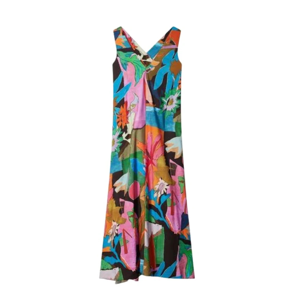 Paul Smith Damen Multicolor - Bedrucktes Maxikleid - Dresses - Mehrfarbig - S