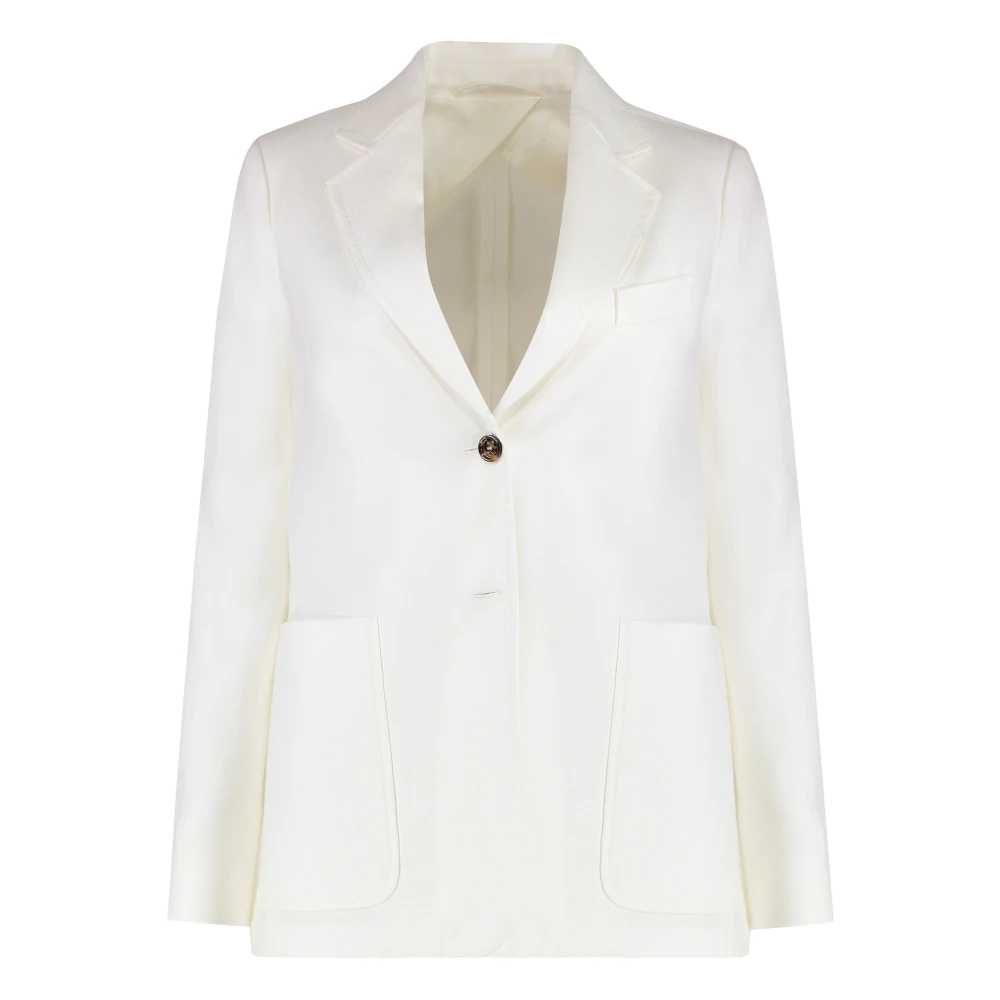 Max Mara Damen Weiß - Guglia Leinenblazer - Jackets - Xs