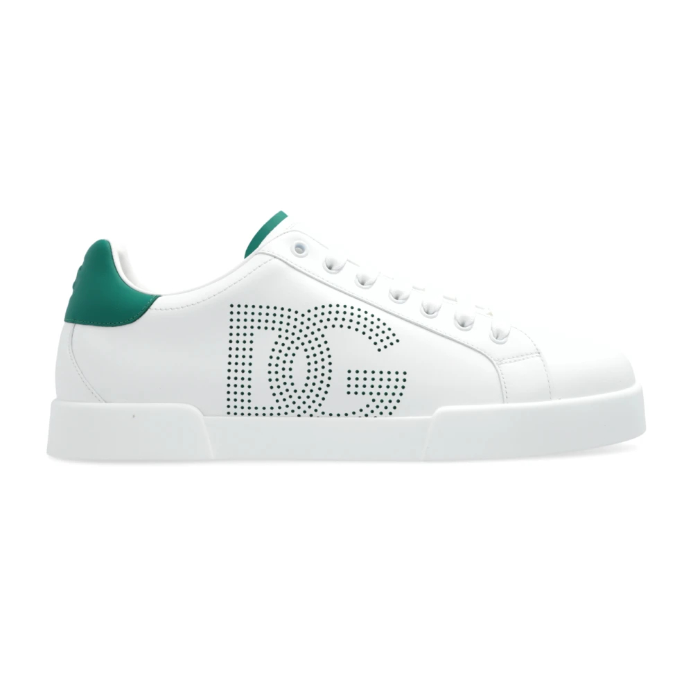 Dolce & Gabbana Herren Weiß - Sportschuhe Portofino - Shoes - 40 Eu