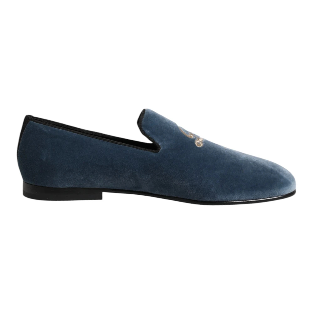 Dolce & Gabbana Herren Blau - Loafers Dress - Shoes - 42 Eu