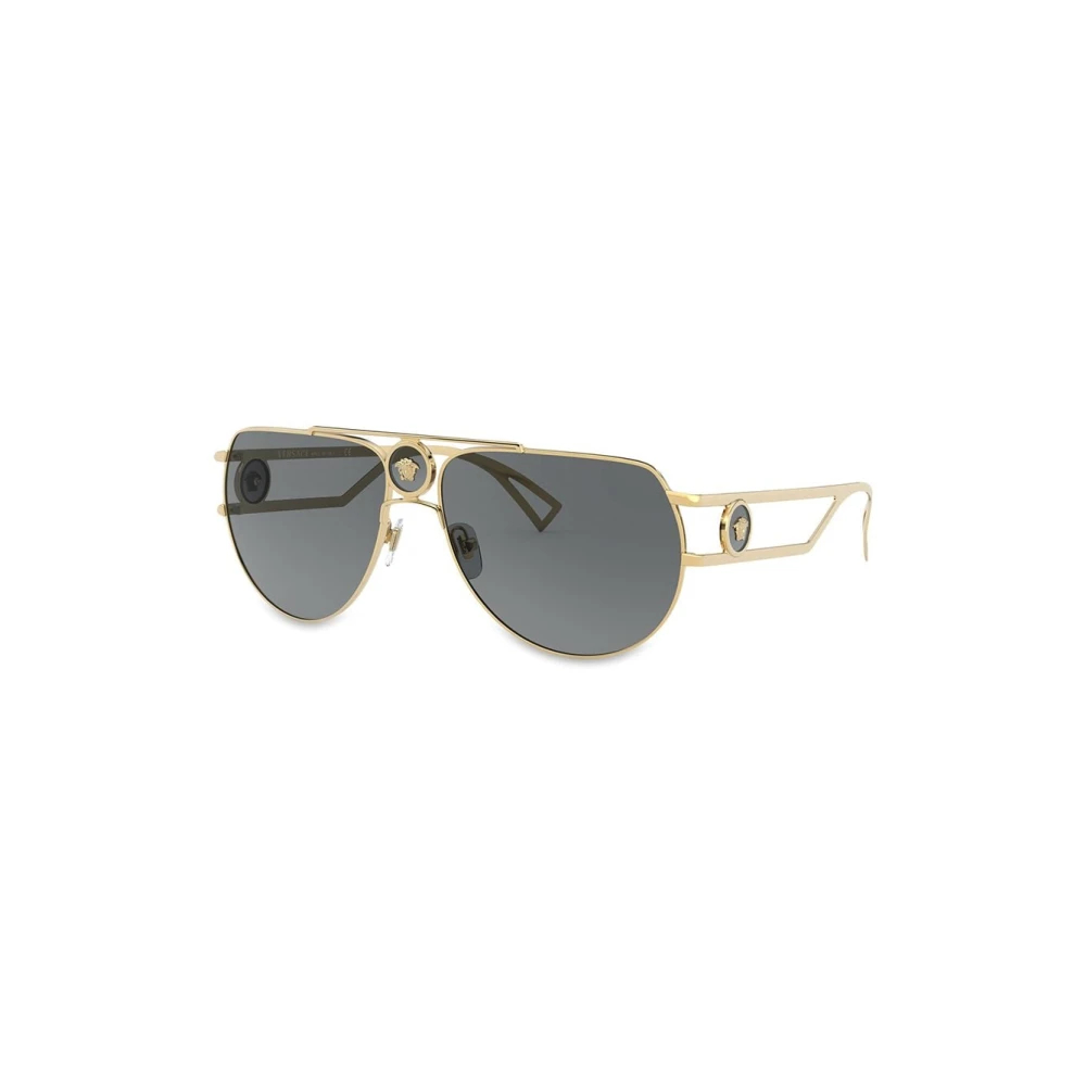 Versace Ve2225 0 100287 Metall Pilot Sonnenbrille Herren Gold Mittel - Bild 11