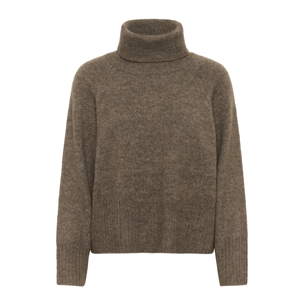 Kaffe Damen Beige Rollkragenpullover Erin - Bild 4