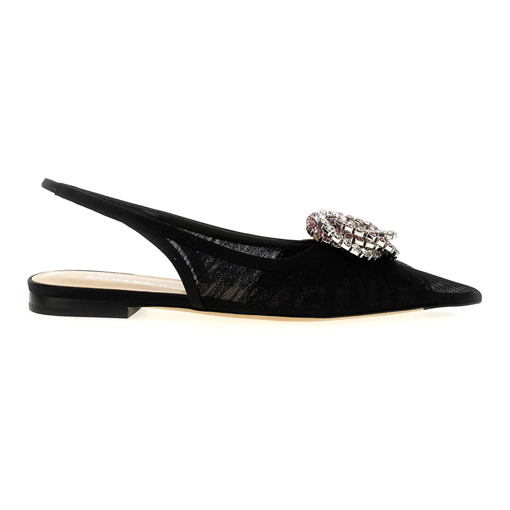 Mach & Mach Damen Schwarz - Galaxy Slingback - Shoes - K - 36 1/2 Eu