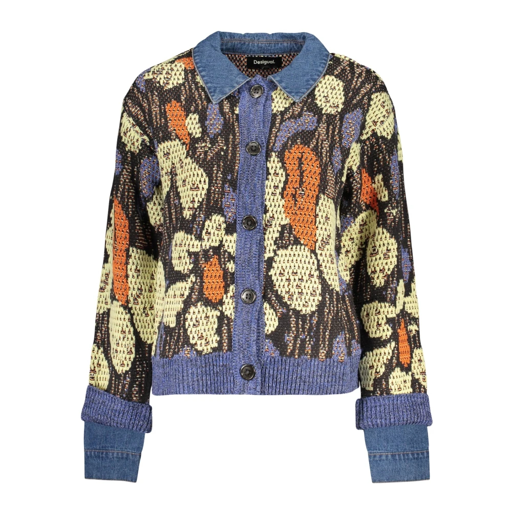 Desigual - Vinil Cardigan - Knitwear - Damen - Blau - S - Bild 6