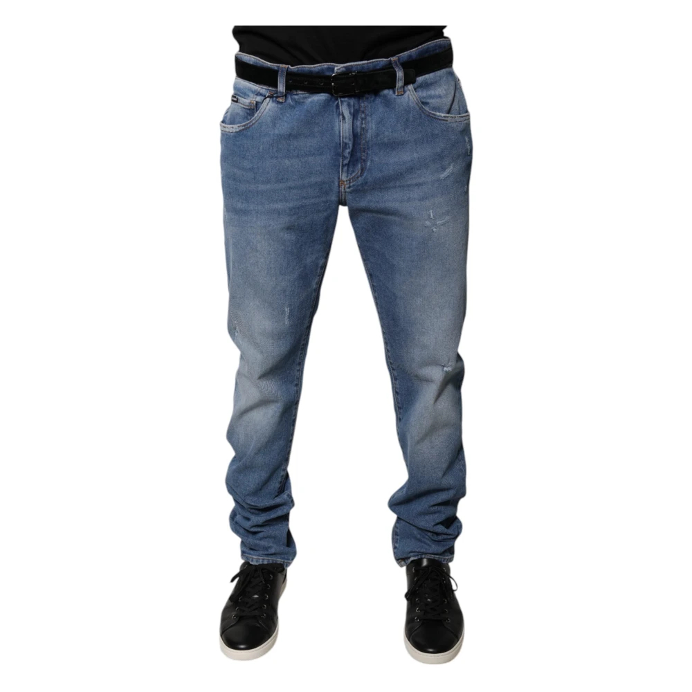 Dolce & Gabbana Herren Blau - Skinny Denim Jeans - Jeans - 2XL