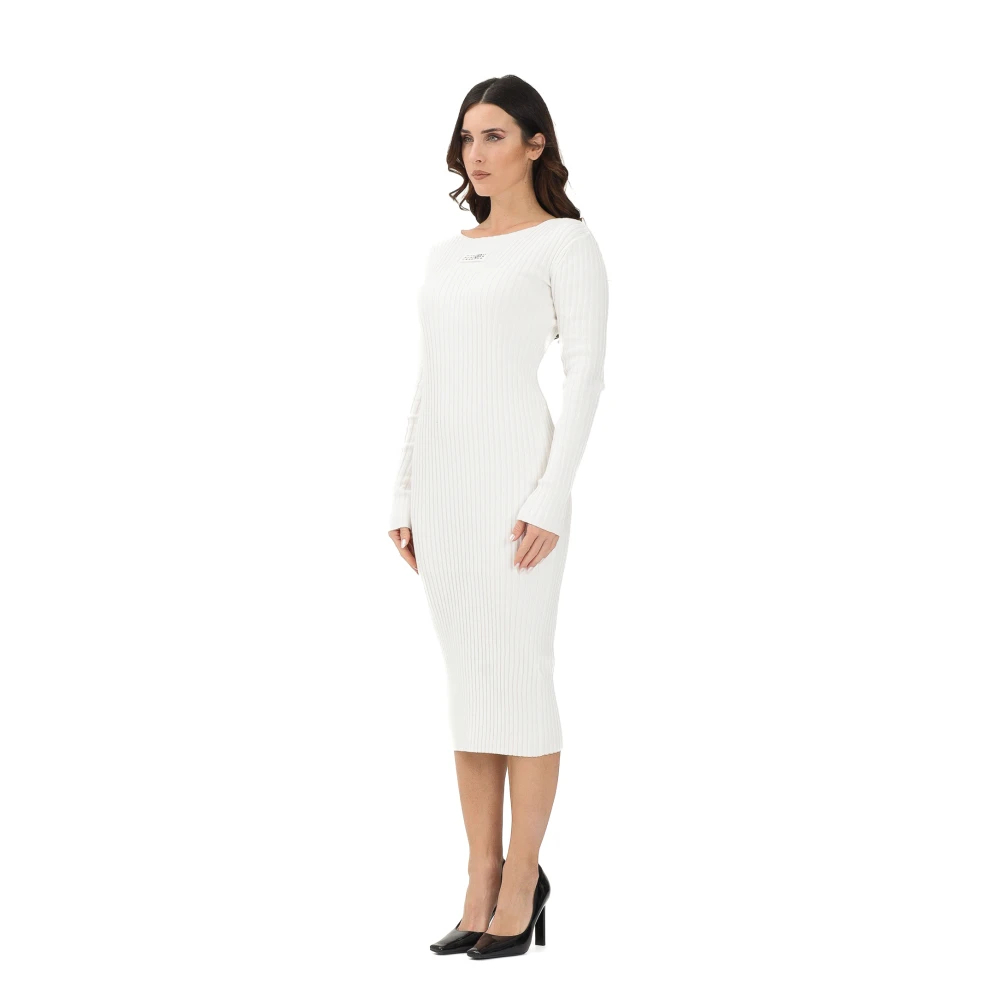 Maison Margiela Damen Beige - Midi-Kleid - Dresses - L