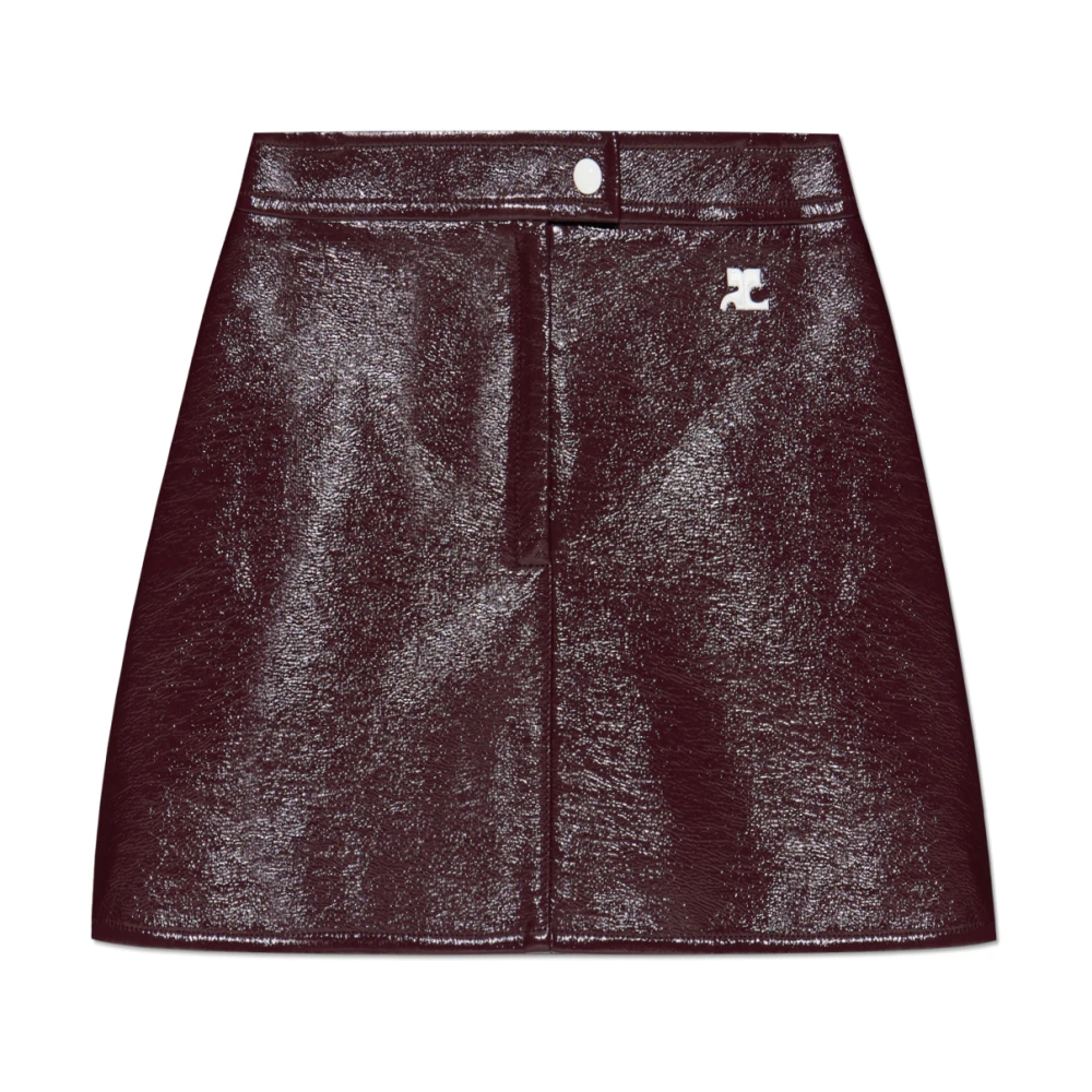 Courrèges Damen Rot - Kurzer Rock - Skirts - 2XS