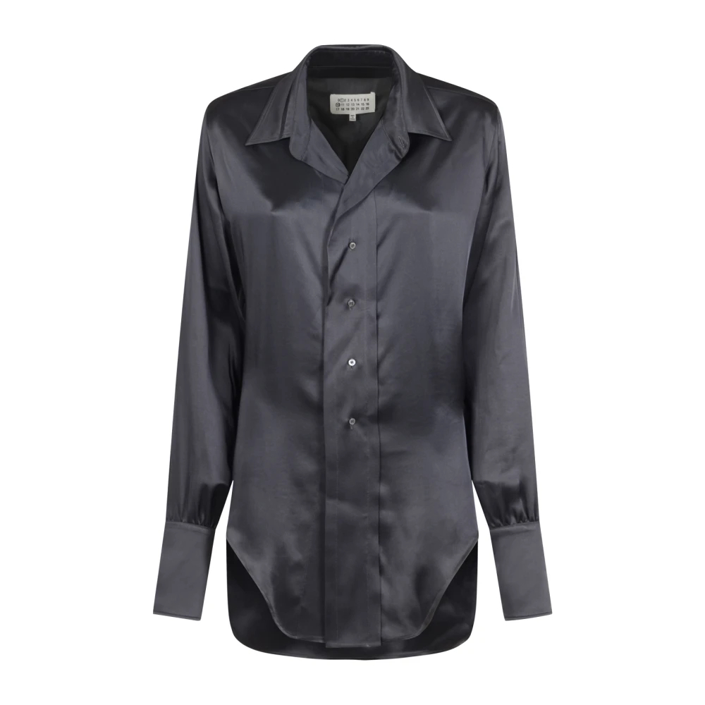 Maison Margiela Damen Grau - Langärmeliges Hemd - Blouses & Shirts - 2XS