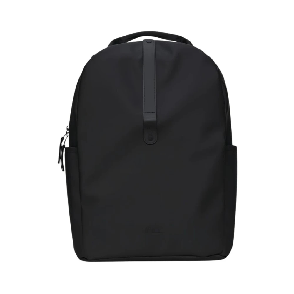 Rains Unisex Schwarz Clip Front Backpack 16″ | Everyday | | One Size - Bild 8