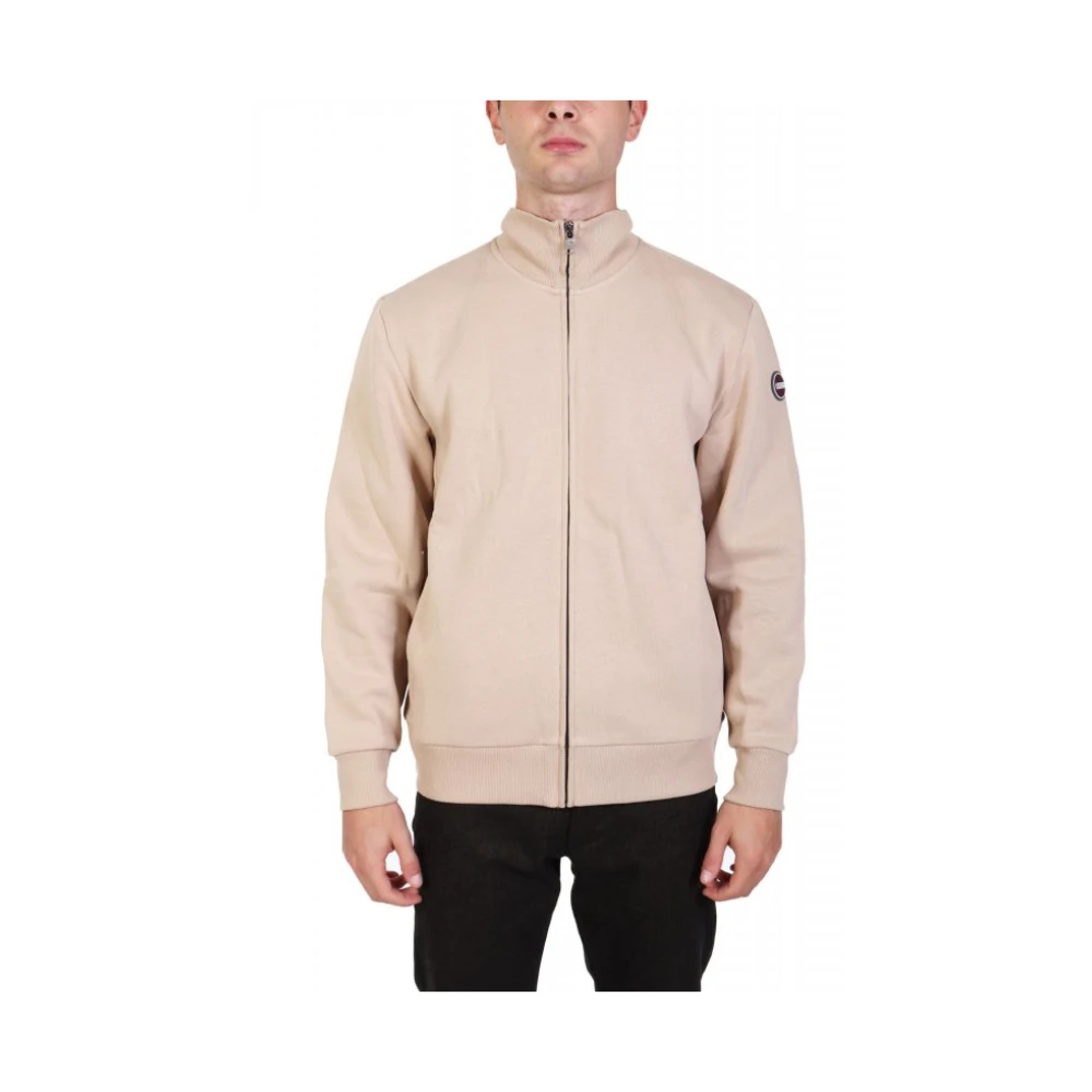 Colmar Herren Beige - Sweatshirt Mit Durchgehendem Reißverschluss Und Kapuze - Sweatshirts & Hoodies - Xl